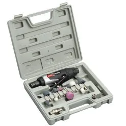 Clarke X-Pro CAT129 Professional 15 Piece ¼" Air Die Grinder Kit