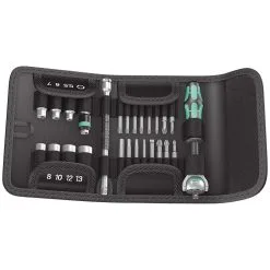 Wera Kk Zyklop 1/4 Drive 26 Piece Set & Ratchet