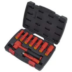 Sealey AK7942 9 Piece 3/8" Drive 6pt WallDrive® VDE Approved Insulated Socket Set