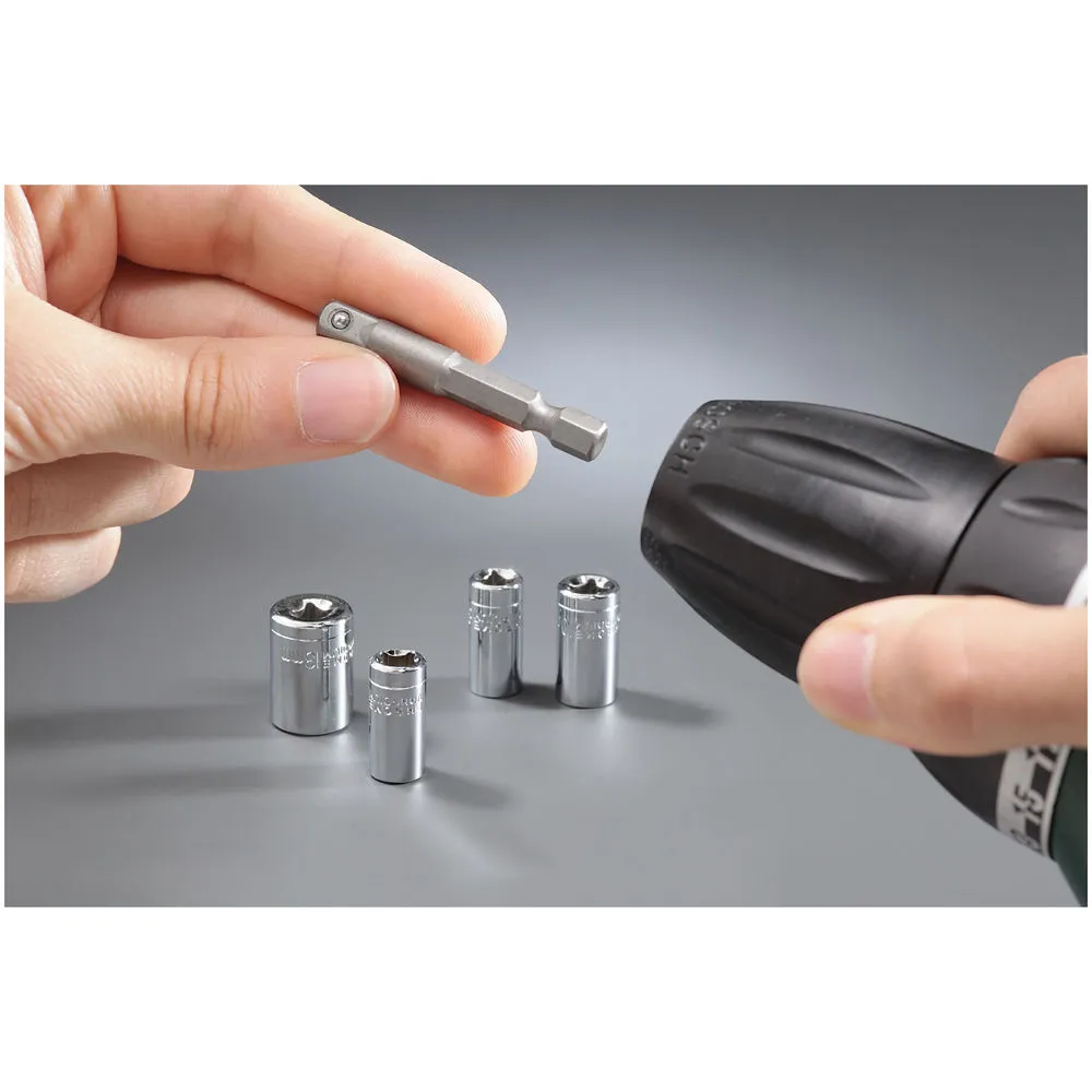 Einhell KWB 5 Piece Socket + Plus Hex Adaptor Set 2 Einhell KWB 5 Piece Socket + Plus Hex Adaptor Set - Image 2