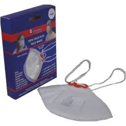 National Abrasives FFP3 Dust Mask Non-valved Fold Flat - Pack Of 3