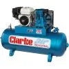 Clarke XP15/150 15cfm 150Litre 6.5HP Petrol Industrial Air Compressor