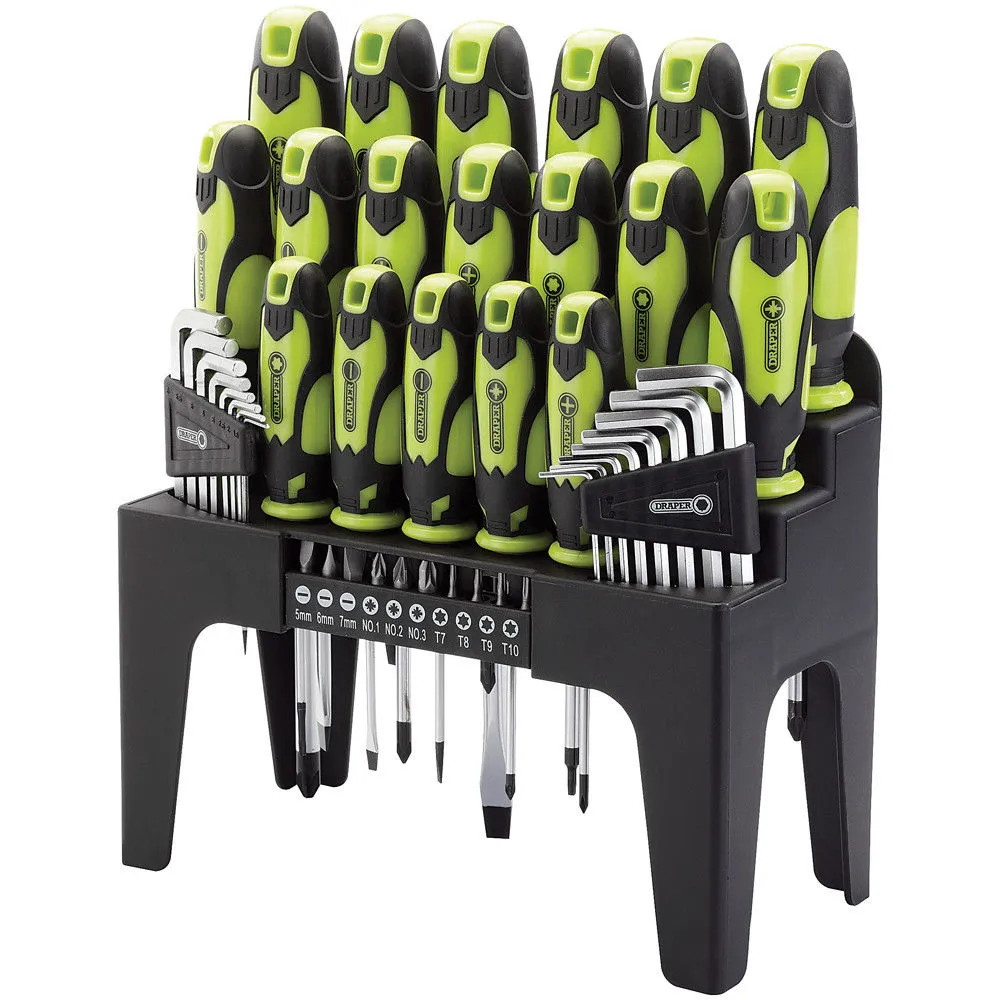 Draper 44 Piece Screwdriver Hex Key & Bit Set 1 Draper 44 Piece Screwdriver Hex Key & Bit Set