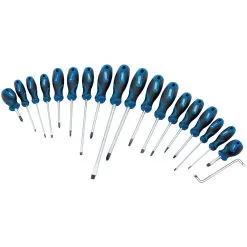 Draper 19 Piece Soft Grip Screwdriver Set