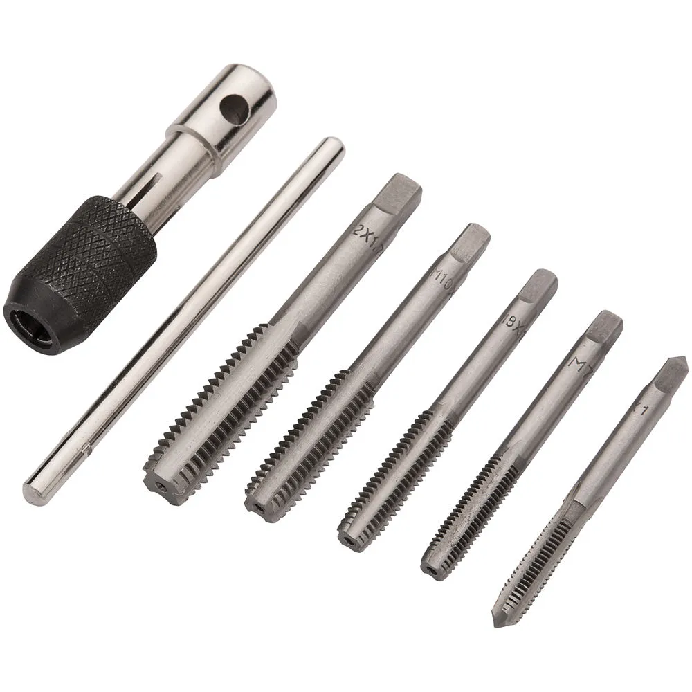 6 Piece Tap Set (M6-M12) 1 6 Piece Tap Set (M6-M12)