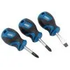 Draper SDRV 32604 3 Piece Stubby Screwdriver Set