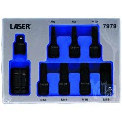 Laser 7979 9pc Dual Drive Spline Impact Bit Socket Set -Hand Tools Shop 177701D5 F6E1 48E7 ADD0 2D9469F10345 huge
