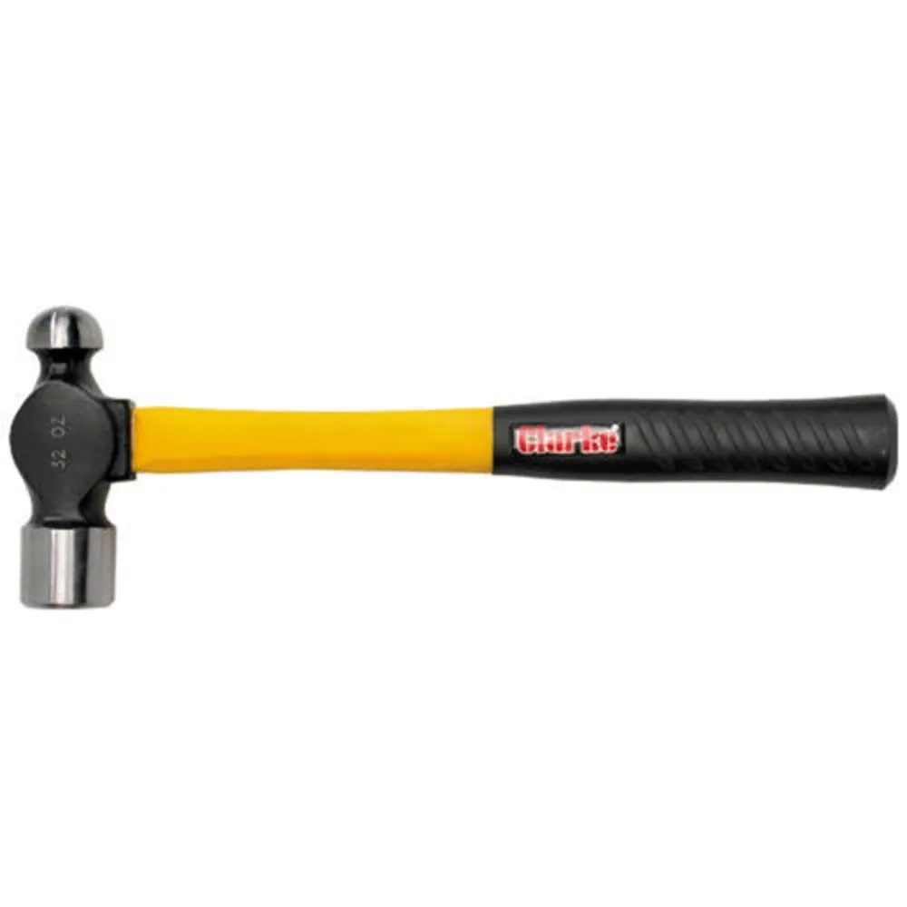 Clarke CHT509 32oz Ball Pein Hammer (Fibreglass Handle) 1 Clarke CHT509 32oz Ball Pein Hammer (Fibreglass Handle)
