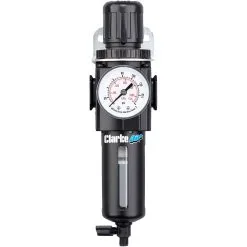 Clarke CAT193 3/8" Intermediate Airline Filter/Regulator With Gauge