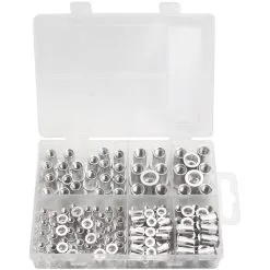 Blue Spot 165 Piece Aluminium Rivet Nut Selection (M3 - M8)