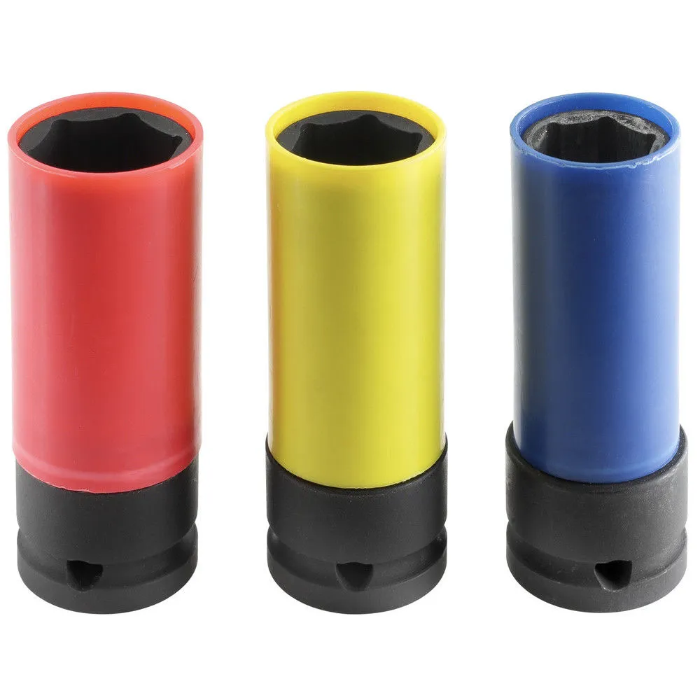 Expert By Facom E194676B - 1/2" Drive Alloy Wheel Sockets, Set Of 3 1 Expert By Facom E194676B - 1/2" Drive Alloy Wheel Sockets, Set Of 3