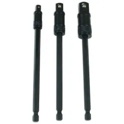 Laser 7779 Impact Quick Locking Socket Adaptor Set 3pc 150mm
