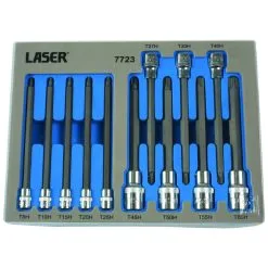 Laser 7723 Tamperproof Torx® Set 135mm Long 12pc