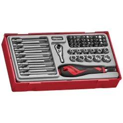 Teng Tools 49 Piece Bit Driver Set With Quick Chuck Driver