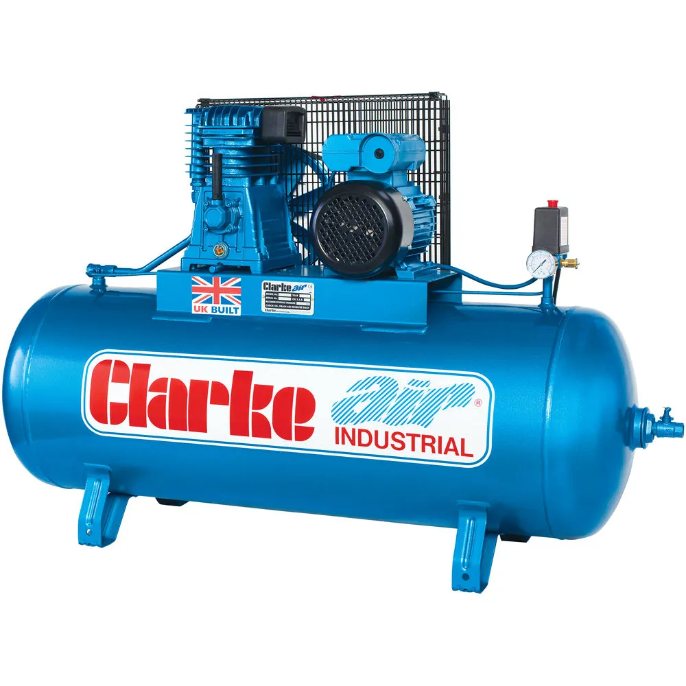 Clarke XE15/150 (OL) 14cfm 150Litre 3HP Industrial Air Compressor (230V) 1 Clarke XE15/150 (OL) 14cfm 150Litre 3HP Industrial Air Compressor (230V)