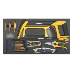 Sealey S01133 28 Piece Tool Tray With Cutting & Drilling Set