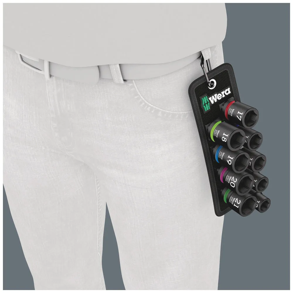 Wera Belt C Impaktor 1 9 Piece 1/2" Drive Impact Socket Set 3 Wera Belt C Impaktor 1 9 Piece 1/2" Drive Impact Socket Set - Image 3