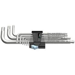 Wera 3950PKL/9 9 Piece Stainless Steel Hex Key Set