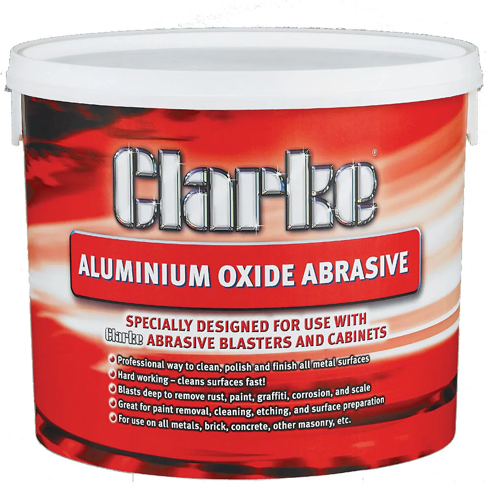 Clarke 22kg Aluminium Oxide Abrasive Powder - 120 Grit 1 Clarke 22kg Aluminium Oxide Abrasive Powder - 120 Grit