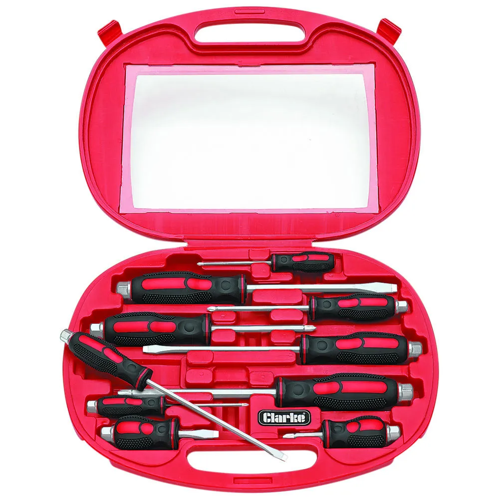 Clarke PRO122 - 10 Piece Pro Screwdriver Set 1 Clarke PRO122 - 10 Piece Pro Screwdriver Set