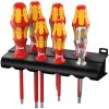 Wera Insulated 7 Piece 1,000V VDE Lasertip Screwdriver Set