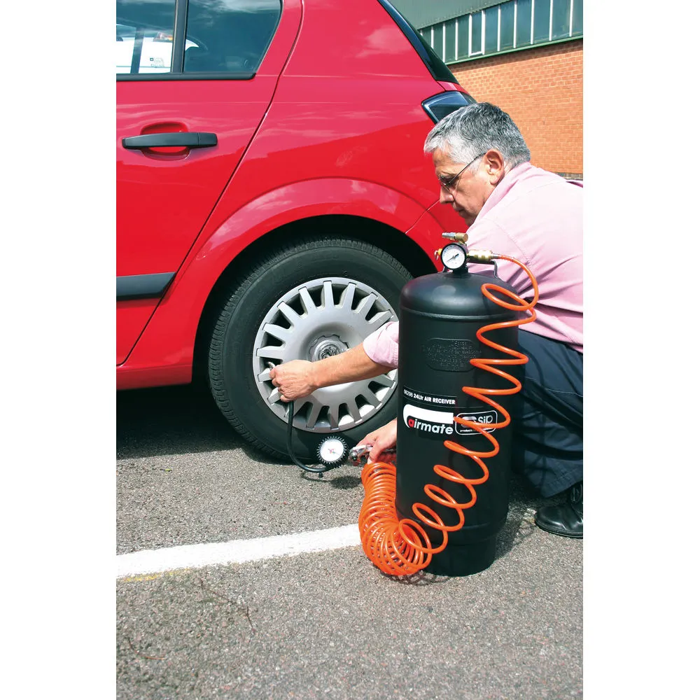 SIP 24L Vertical Air Receiver 2 SIP 24L Vertical Air Receiver - Image 2