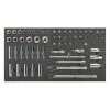 Sealey S01120 62 Piece 3/8'' Drive Metric Socket Set