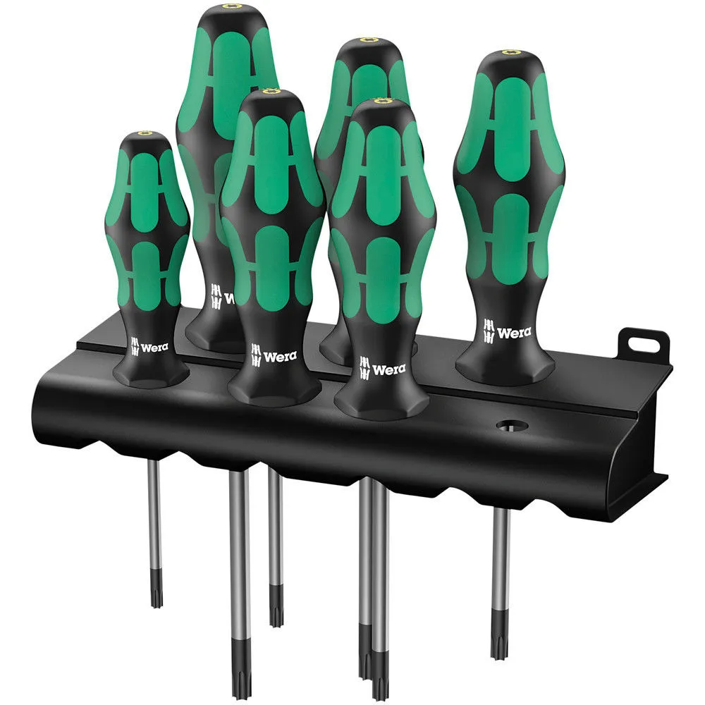 Wera 367/6 Screwdriver Set Torx Kraftform Plus 6 Piece 1 Wera 367/6 Screwdriver Set Torx Kraftform Plus 6 Piece