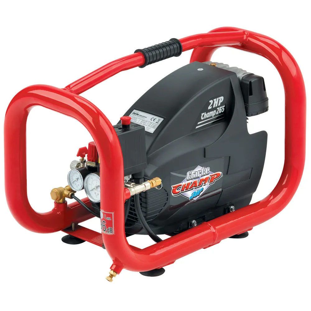 Clarke Champ 7.6cfm 2.4Litre 2HP Air Compressor (230V) 1 Clarke Champ 7.6cfm 2.4Litre 2HP Air Compressor (230V)