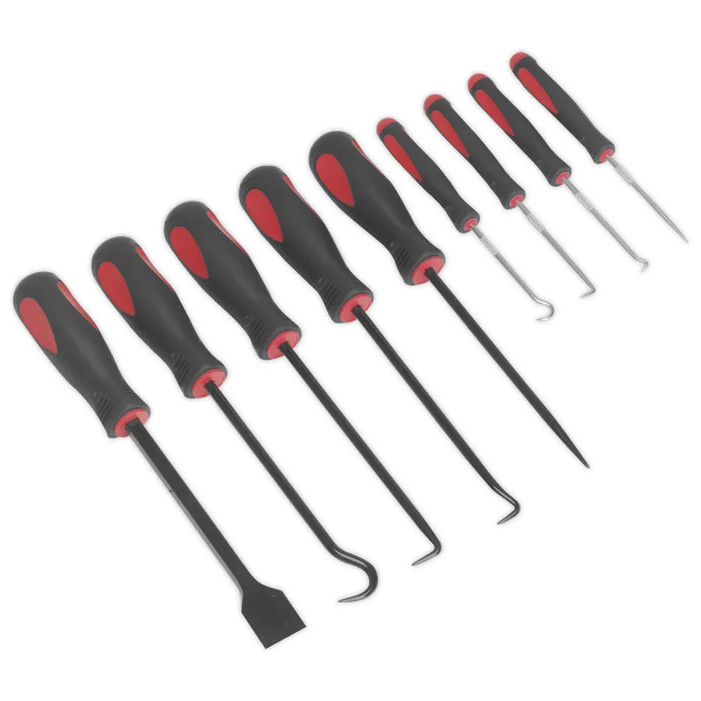 Sealey AK5209 Scraper & Hook Set 9pc 1 Sealey AK5209 Scraper & Hook Set 9pc