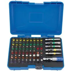 Draper CMBH60 Expert Coloured 60 Piece Screwdriver Bit Set With Magnetic Holder