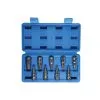 BlueSpot 9 Piece Set 1/2" Hex Bit Sockets (H4 - H17)