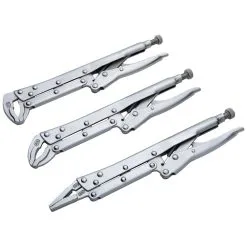 Blue Spot 3 Piece 300mm 12" Extra Long Locking Grips