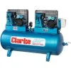 Clarke XE37/270 (O/L) 36cfm 270Litre 2x4HP Industrial Air Compressor (230V)