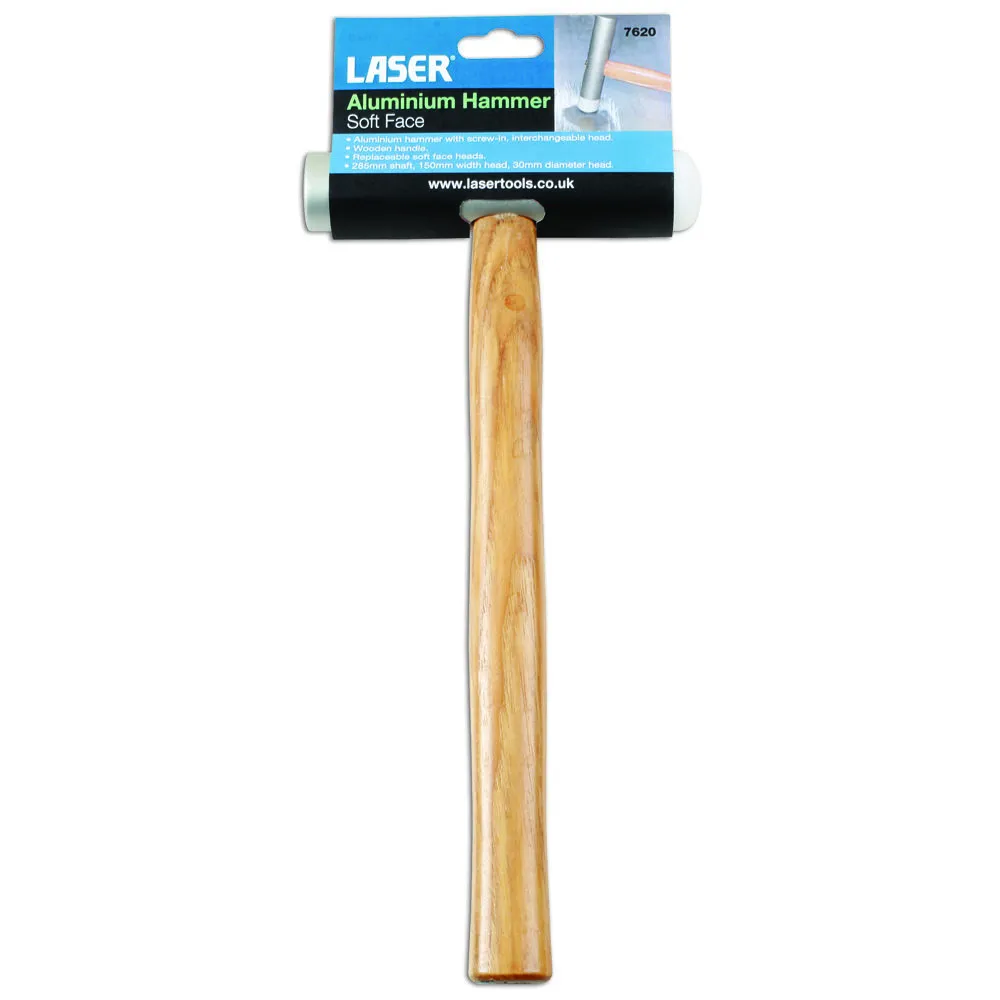 Laser 7620 Soft Face Aluminium Hammer 4 Laser 7620 Soft Face Aluminium Hammer - Image 4
