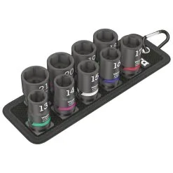 Wera Belt C Impaktor 1 9 Piece 1/2" Drive Impact Socket Set