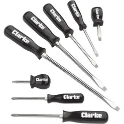 Clarke CHT122 8 Piece Screwdriver Set