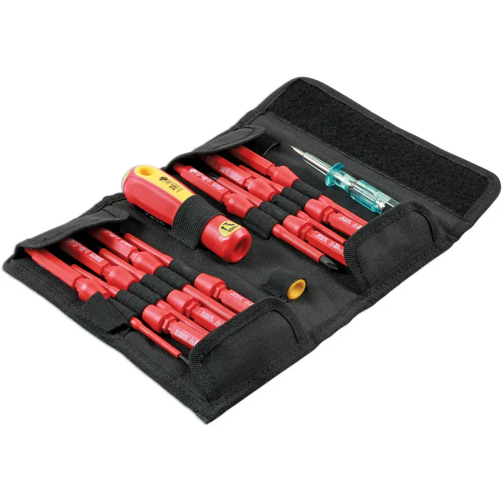 Laser 7435 14 Piece VDE Interchangeable Screwdriver Set 4 Laser 7435 14 Piece VDE Interchangeable Screwdriver Set - Image 4