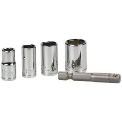 Einhell KWB 5 Piece Socket + Plus Hex Adaptor Set