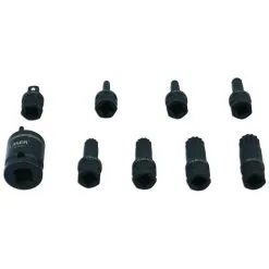 Laser 7979 9pc Dual Drive Spline Impact Bit Socket Set