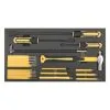 Sealey S01131 23 Piece Tool Tray With Prybar, Hammer & Punch Set
