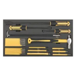 Sealey S01131 23 Piece Tool Tray With Prybar, Hammer & Punch Set