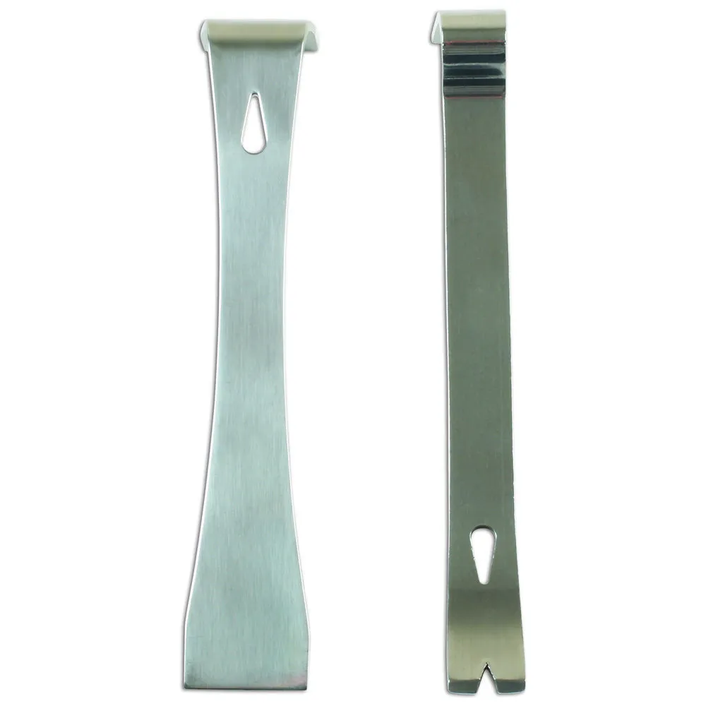 Laser 7648 2 Piece Pry Bar Set - Stainless Steel 4 Laser 7648 2 Piece Pry Bar Set - Stainless Steel - Image 4