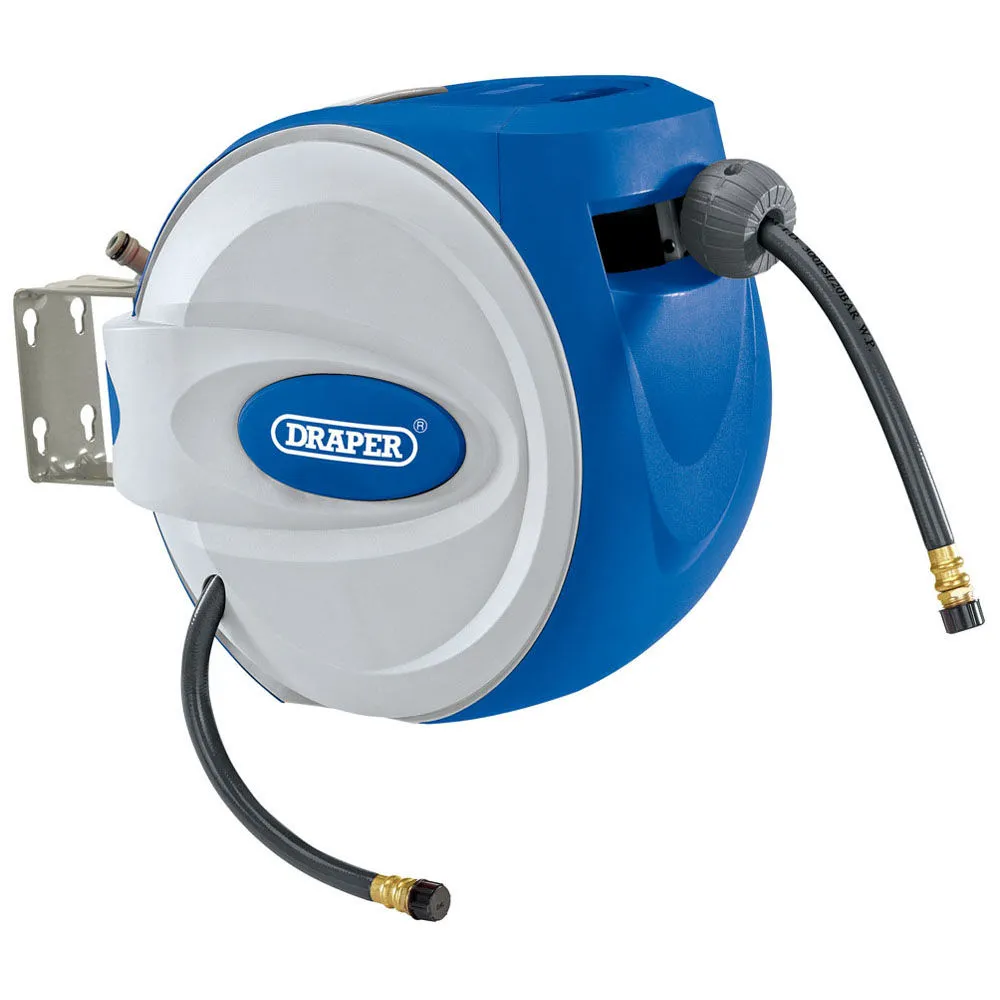 Draper RAH30 Retractable Air Hose Reel (30m) 1 Draper RAH30 Retractable Air Hose Reel (30m)