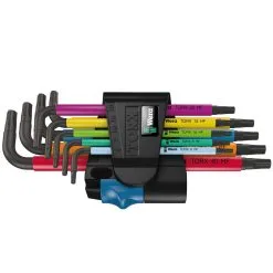 Wera 967 SL/9 TORX® HF Multicolour L-key Set