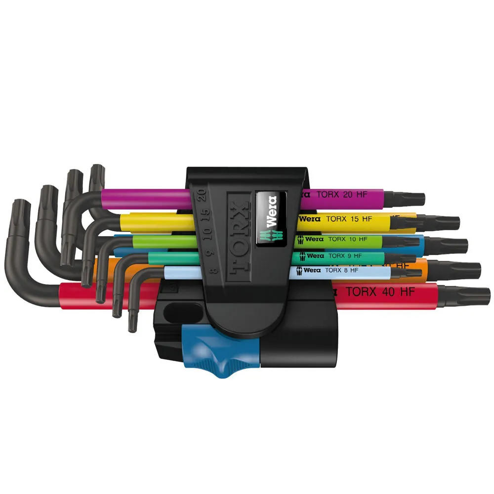 Wera 967 SL/9 TORX® HF Multicolour L-key Set 1 Wera 967 SL/9 TORX® HF Multicolour L-key Set