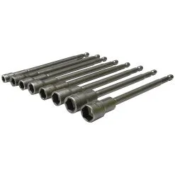Long Magnetic Nut Drivers 8 Piece Set