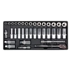 Sealey TBT20 35 Piece 3/8'' Drive Metric Socket Set