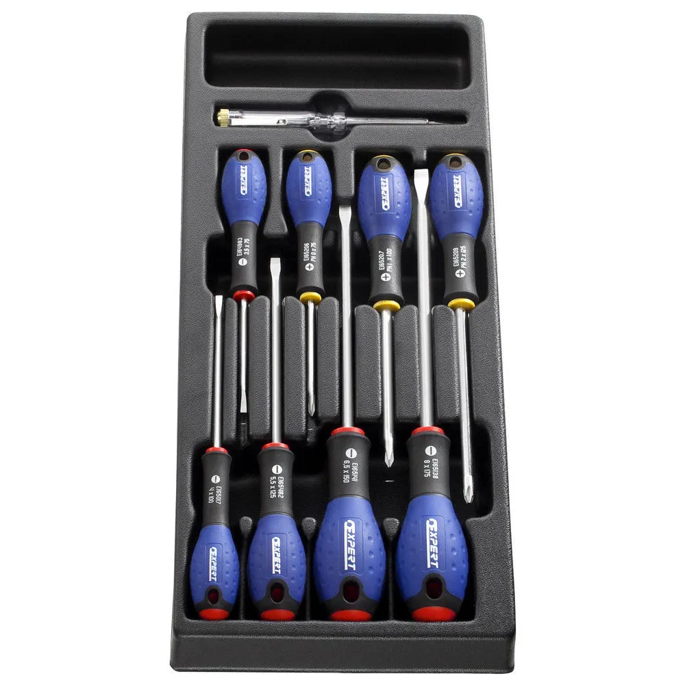 Expert By Facom E194940B - 8 Piece Mechanic's And Electrician's Screwdriver Module 2 Expert By Facom E194940B - 8 Piece Mechanic's And Electrician's Screwdriver Module - Image 2