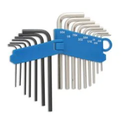 Laser Miniature Hex Key Set (MM And AF)